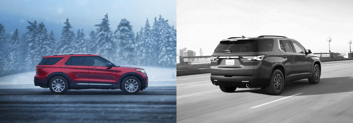2023 Ford Explorer vs 2023 Chevrolet Traverse