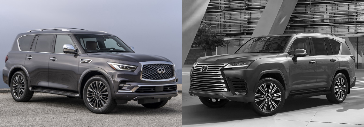 2023 INFINITI QX80 vs 2023 Lexus LX
