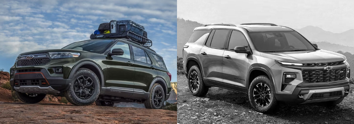 2024 Ford Explorer vs 2024 Chevrolet Traverse