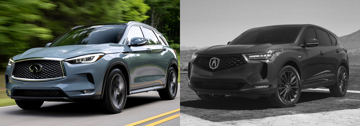 2024 INFINITI QX50 vs 2024 Acura RDX | Reviews and Comparison