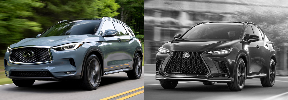 2024 INFINITI QX50 vs 2024 Lexus NX | Reviews and Comparison